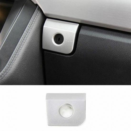 For Ford Mustang 2015- Matte Silver Front Co-Pilot Handle Cover Trim Strip