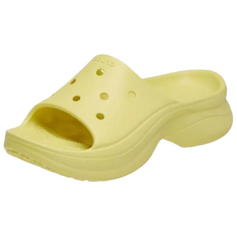 Crocs Casual Simple EVA Anti-Abrasion Slippers Women's Yellow