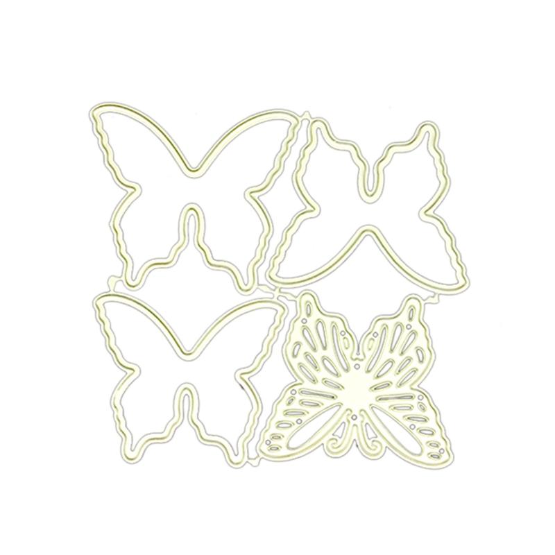 

Butterfly Shape Die Cut Stencils Heavy Duty Carbon Steel Cutting Dies Scrapbooking Embossing Paper Dies for Card Making 1