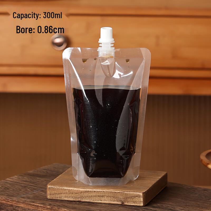 Transparent Stand-Up Spout Pouches with Filling Tool