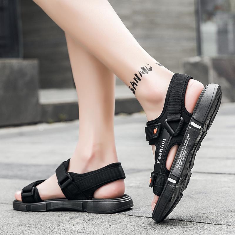 Super nákladově efektivní pánské módní pantofle Silné dno Vodotěsné Protiskluzové sandály Žabky Unisex plážová obuv