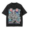Demon Slayer Anime Print T-shirt Fan T-shirt for Anime Lovers Suitable for Daily Wear