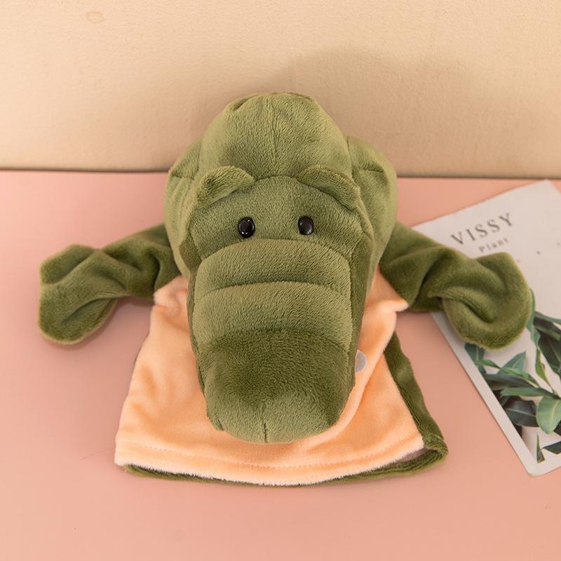 Hand puppet toy animal gloves mouth action plush doll