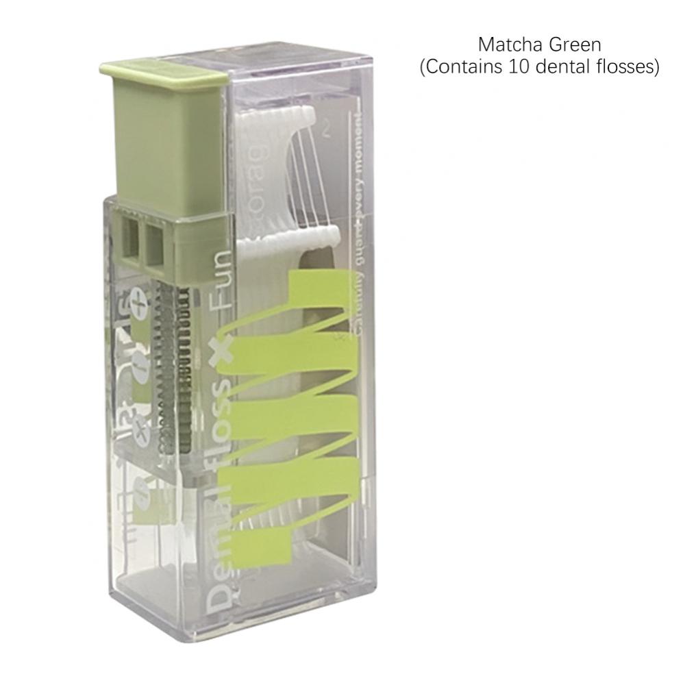 

Коробка для хранения зубной нити Изысканный корпус коробки Компактный размер Эффективные инновационные аксессуары для ухода за полостью рта Портативный держатель для зубной нити