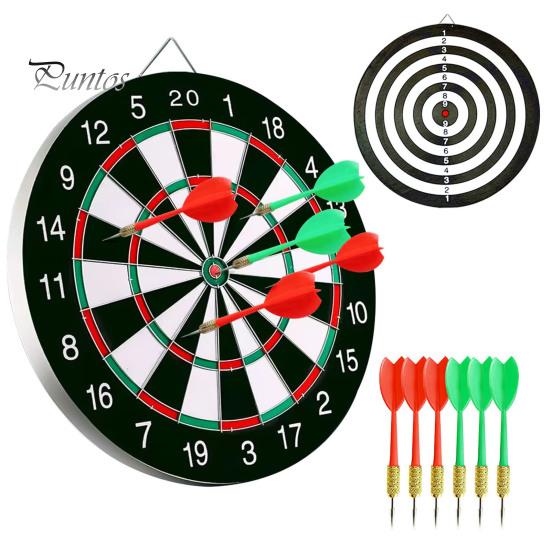 Dartscheibe aus Borsten, Dartscheibe mit Stahlspitze, Starter-Set mit Dart-Party-Spielzeug für Kinder und Erwachsene