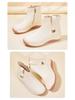 2025 Spring Soft-Soled Wedge Heel Mom Shoes: Thick-Soled, Flat Casual Boots for Height Increase
