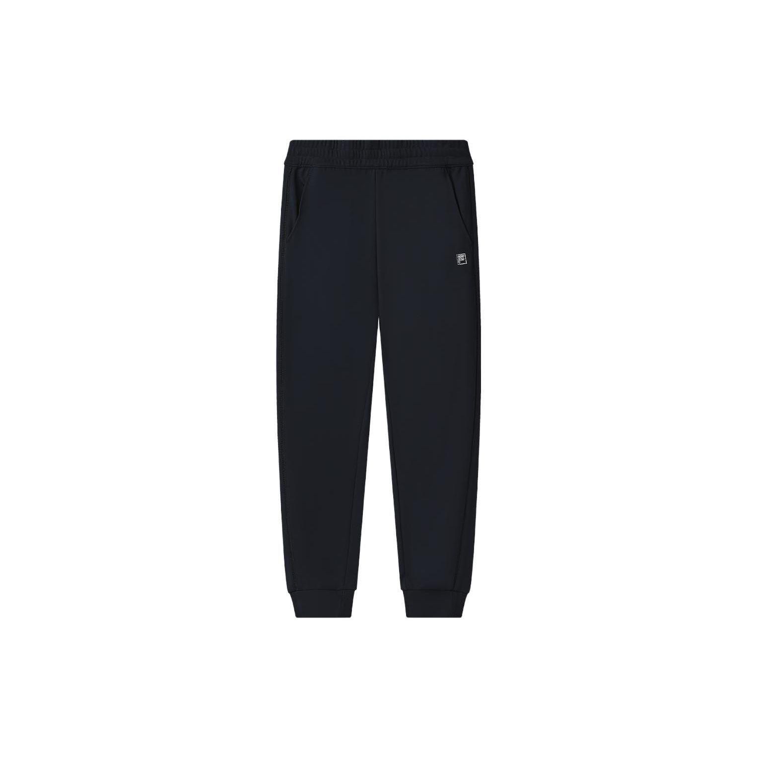 FILA Solid Color Knitted Jogger Pants Women bottoms Legendary-Blue F11W321602F-NV S