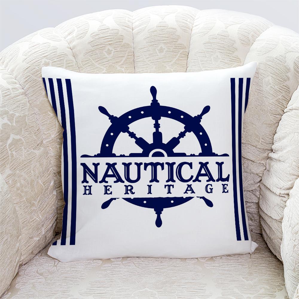 Kissenbezüge mit maritimen Motiven, Sofakissenbezüge fürs Wohnzimmer, Nachttischkissenbezüge fürs Schlafzimmer, Geschenkideen zur Dekoration