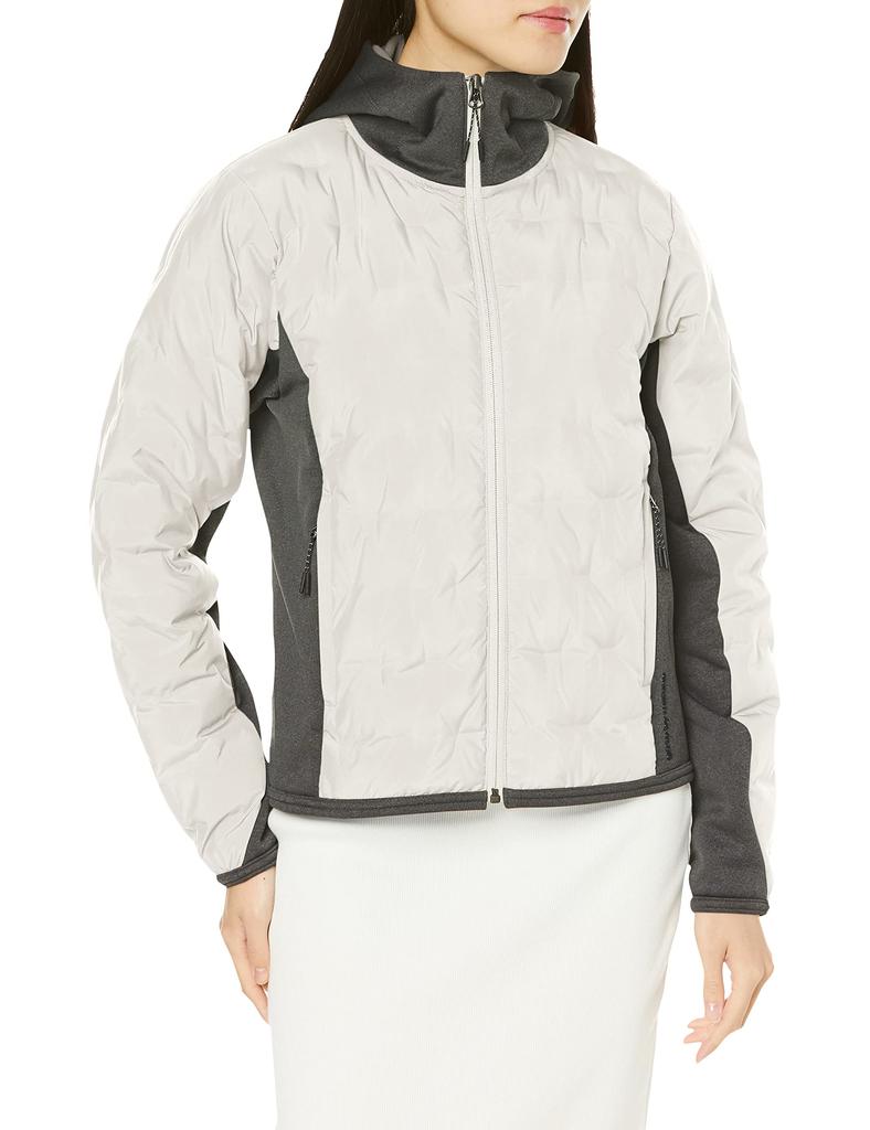 Mizuno Pristine White Down Size Stretch Cold Weather Protection Women's Jacket, S, B2ME1711, Hybrid, Outdoor,