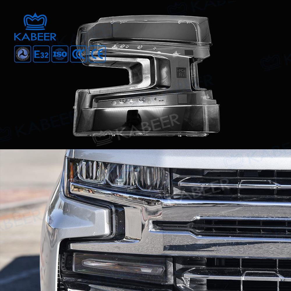 

Chevrolet Silverado Headlight Lens for 2019-2024 Models Caber