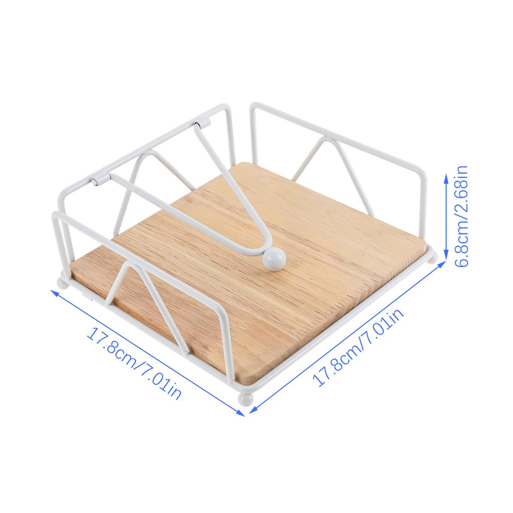 1X Napkin Holder Black/Gold/white Napkin Dispenser Metal Serviette Holder Dining Table Decoration Kitchen Dining Bar Picnic Tool