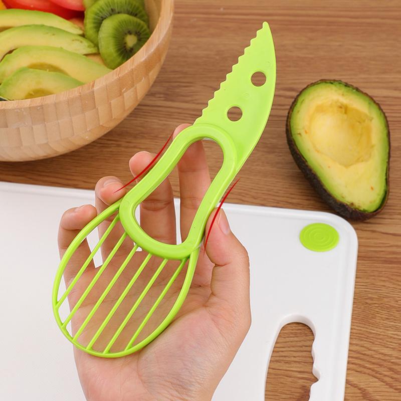 3 In 1 Avocado Slicer Shea Corer Butter Fruit Peeler Tools