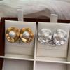 Barock Imitation Perle Retro Ohrstecker Nischen Design Sinn Leichter Luxus Schwere Industrie Temperament Ohrringe Unregelmäßig Speziell Geformte Ohrringe