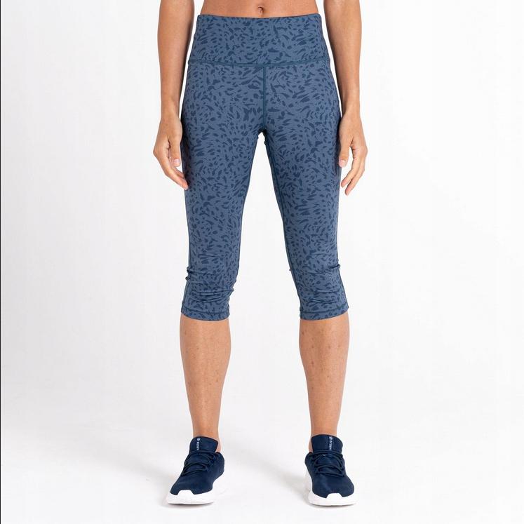 H4724 Dare2B Influential 3/4 Women'S 3/4 Sport Leggings Xxs