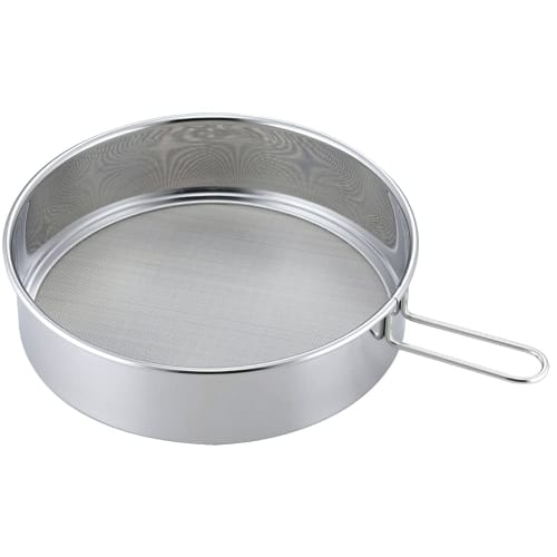 Shimomura Kihan Strainer, Flour Sieve, and Strainer [Made In Japan] Dishwasher Safe, 2-Way, Fine Mesh, Handle, Durable Construction, 26 X 19.4 Cm, Sta