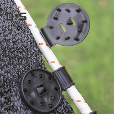 50/100 pezzi clip di plastica per telo ombreggiante, fibbia per telo ombreggiante resistente, clip di fissaggio riutilizzabili per rete anti-uccelli agricola, tenda da sole antivento da giardino