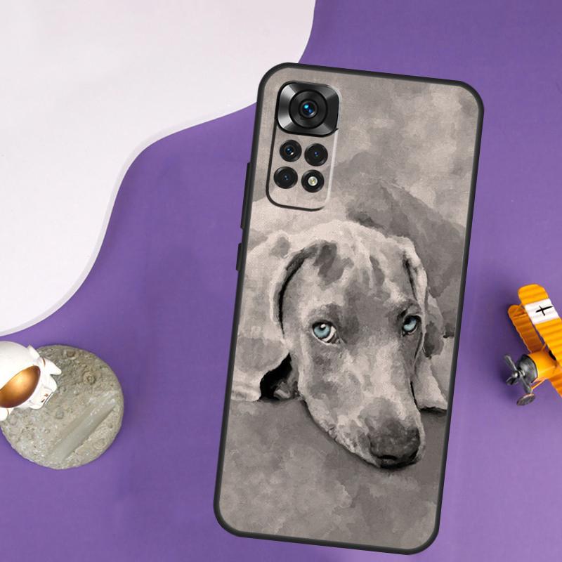 Weimaraner Dog Case For Xiaomi Redmi Note 13 Pro 14 12 9 10 11 Pro 10S 11S 12S Redmi 14C 13C 10C 12C Cover