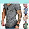 Modische lässige Herren-Tops V-Ausschnitt T-Shirt Mit Slim Fit Und Premium-Baumwollmischung