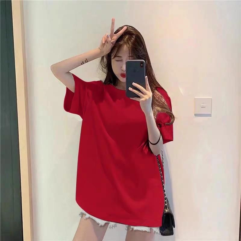 

Medium and long white cotton short-sleeved t-shirt women s summer 2025 new loose long lower clothes missing XXXL [175-100kg]