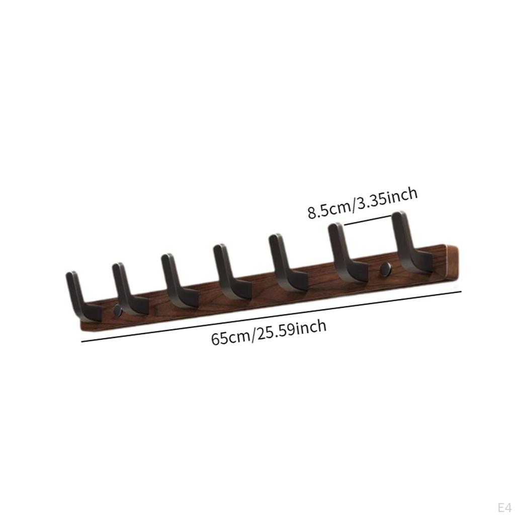 Coat Hat Rack Wall Hooks for Coats Clothing Hanger Mounted