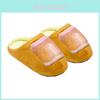 Cozy Plush Toe Cotton Slippers For Indoor Home Use With Warmth And Antislip Sole