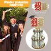 Holz Geldkuchenhalter Sparschweinhalter für Geschenkideen zur Graduation