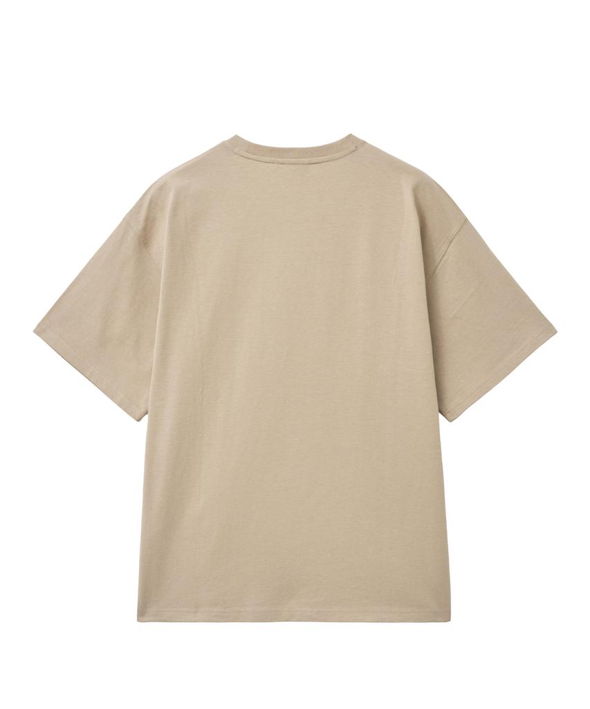 YALE Harkness Tower Graphic T-Shirt_Beige
