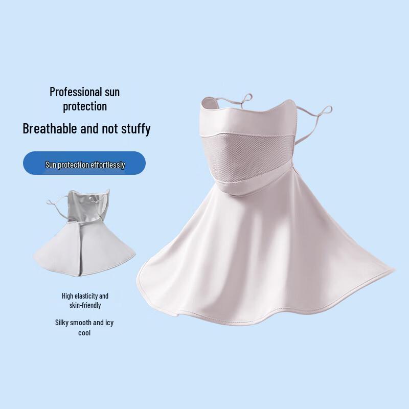 Nanjiren Women s Summer Sun Protection Cycling Face Mask with Neck Guard One Size