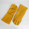 1 Pair 40cm Safety Work Labor Glove Welding Gloves Heat Cut Resistant Insulated Custom Design Welding Leather Gloves