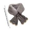 Comfortable Faux Rabbit Hair Winter Scarf Thick Soft Knit Scarf Windproof Silky Neck Guard Scarves Outdoor Neckwear
