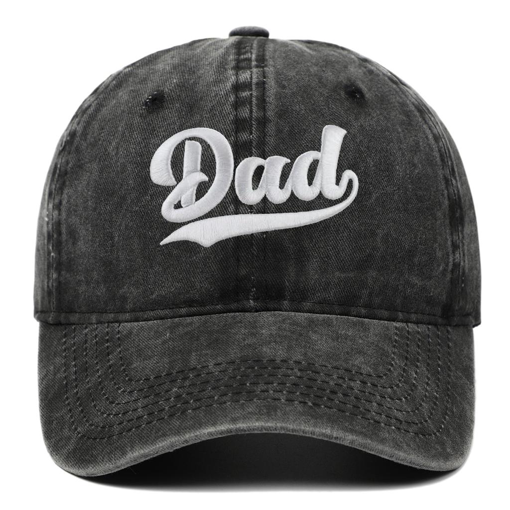 1pc Fashion DAD MOM Embroidery Baseball Caps Adjustable Couple Hiphop Baseball Hats Distressed Faded Cap Vintage Sunscreen Hats
