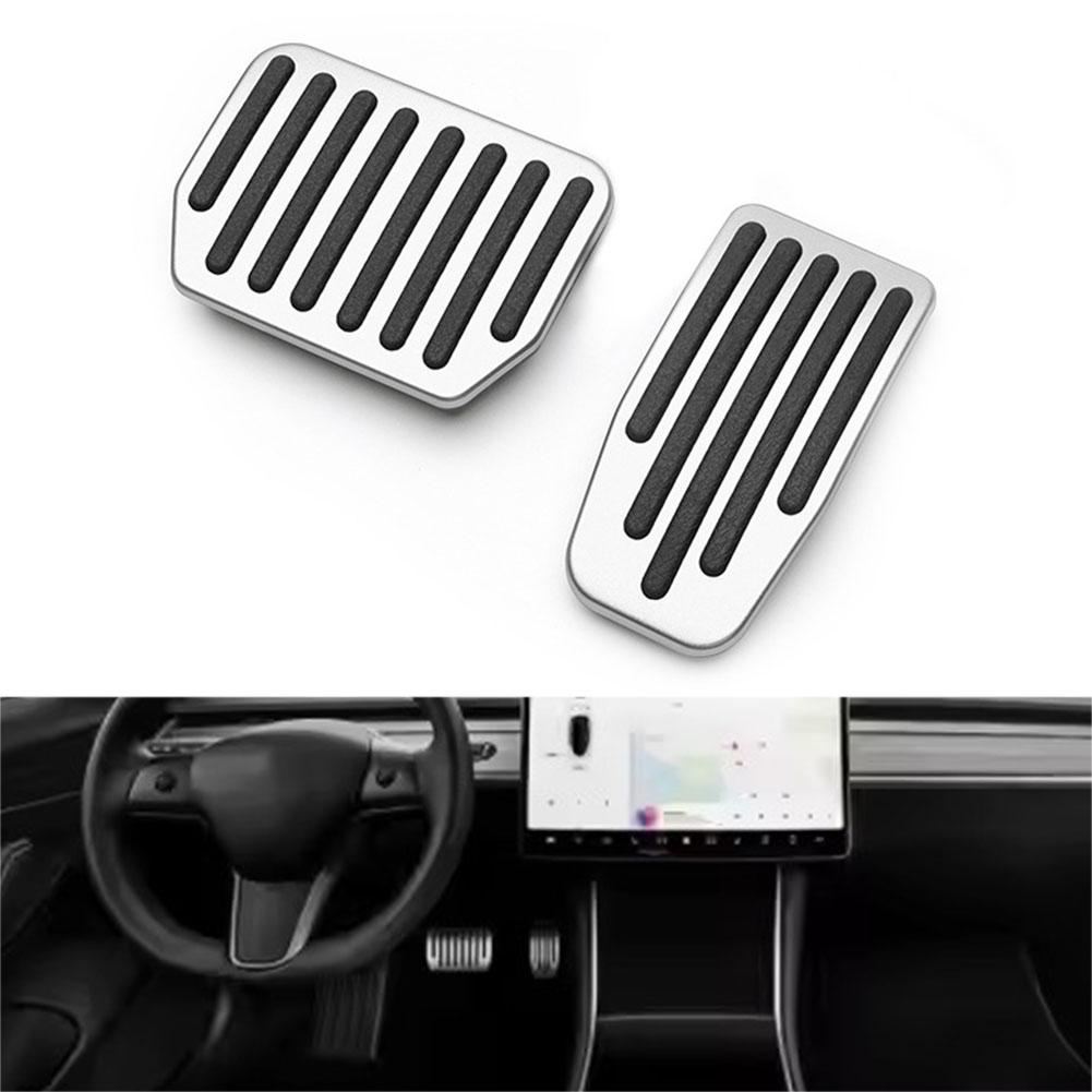 Καλύμματα Πεντάλ Φρένου Επιταχυντήρα Αντιολισθητικά Πεντάλ Άνετο Υπόλοιπο Για Tesla Model Y Launch/Juniper Highland Ανταλλακτικό J8F8