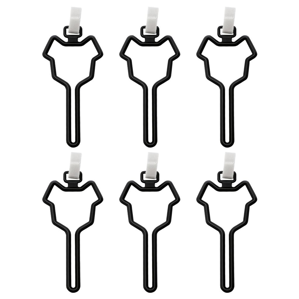 6PCS Pet Waste Holder Clip Effortlessly Design for Outdoor Dog Walking Activity Poop Bag Clip for Convenient Carry