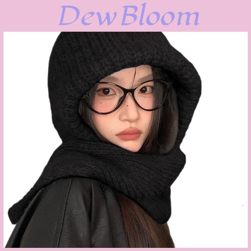 Knitted Winter Hat With Solid Color For Cold Weather Outdoor Activities