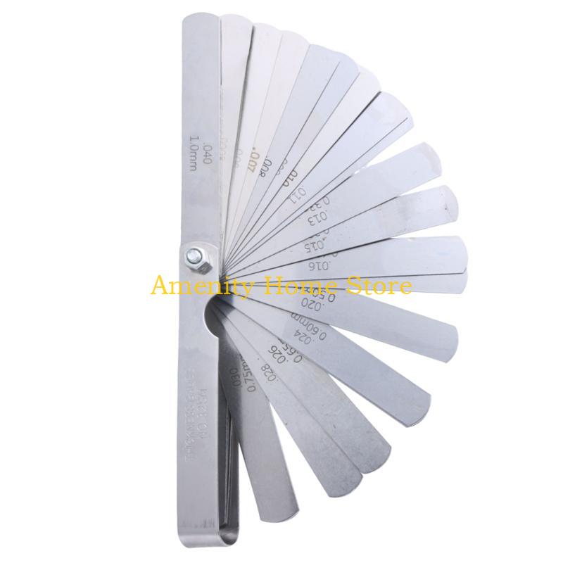 

F26C Tapered Feeler Gauge Set 32 Pieces Double Marked mm & Inch Motorcycle ATV UTV CN
