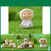 Süße Cartoon-Harz-Schaf-Figur Für Garten-Miniatur-Dekoration
