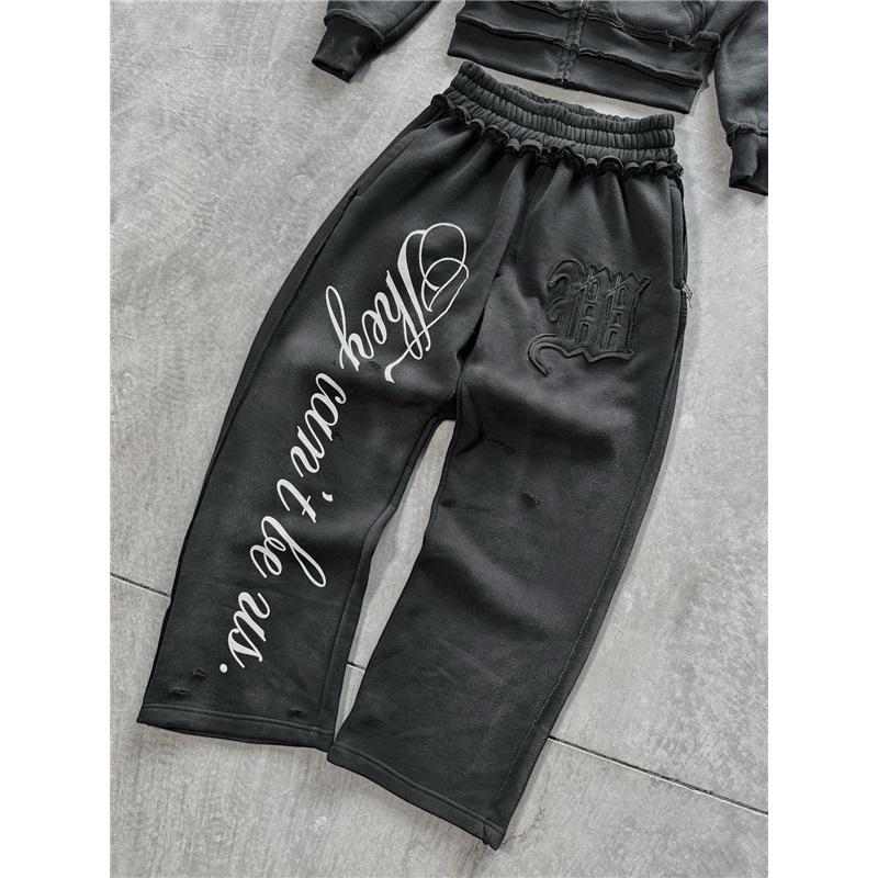 Bluza z kapturem Y2K Harajuku Punk Gotycka Luźna z haftowanym amerykańskim naszywką Casual Podwójny kaptur High Street Retro Sportowa Sui
