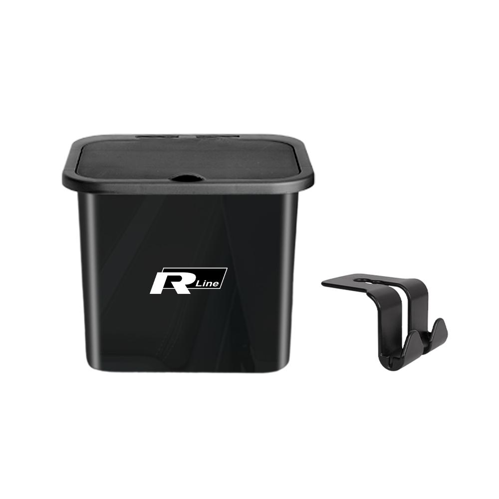 

Car Seat Hanging Trash Can Side Door Storage Case Trash Bin For Volkswagen Golf Passat Jetta Tiguan Polo Bora Beetle Vento Rline