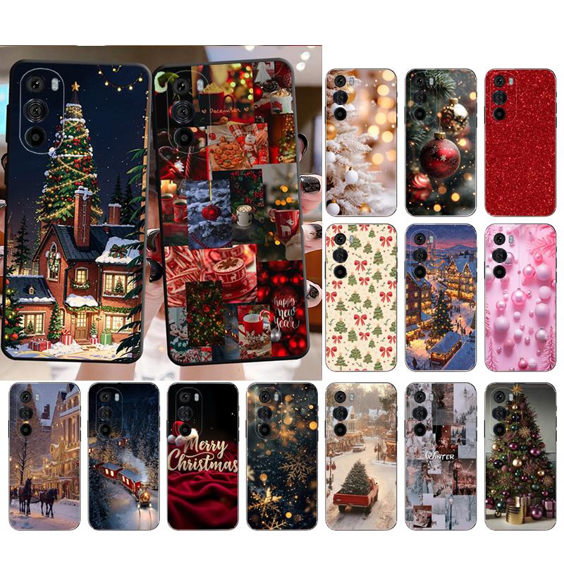 Phone Case For Motorola Edge 50 40 Pro 60 50 40 30 Ultra Neo Fusion Moto G Play G Stylus G Power G Winter Christmas