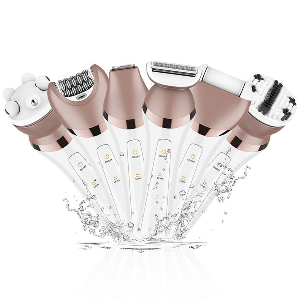 6 IN 1 Women s Electric Hair Remover Face Foot Body Hair Grooming Set for Women