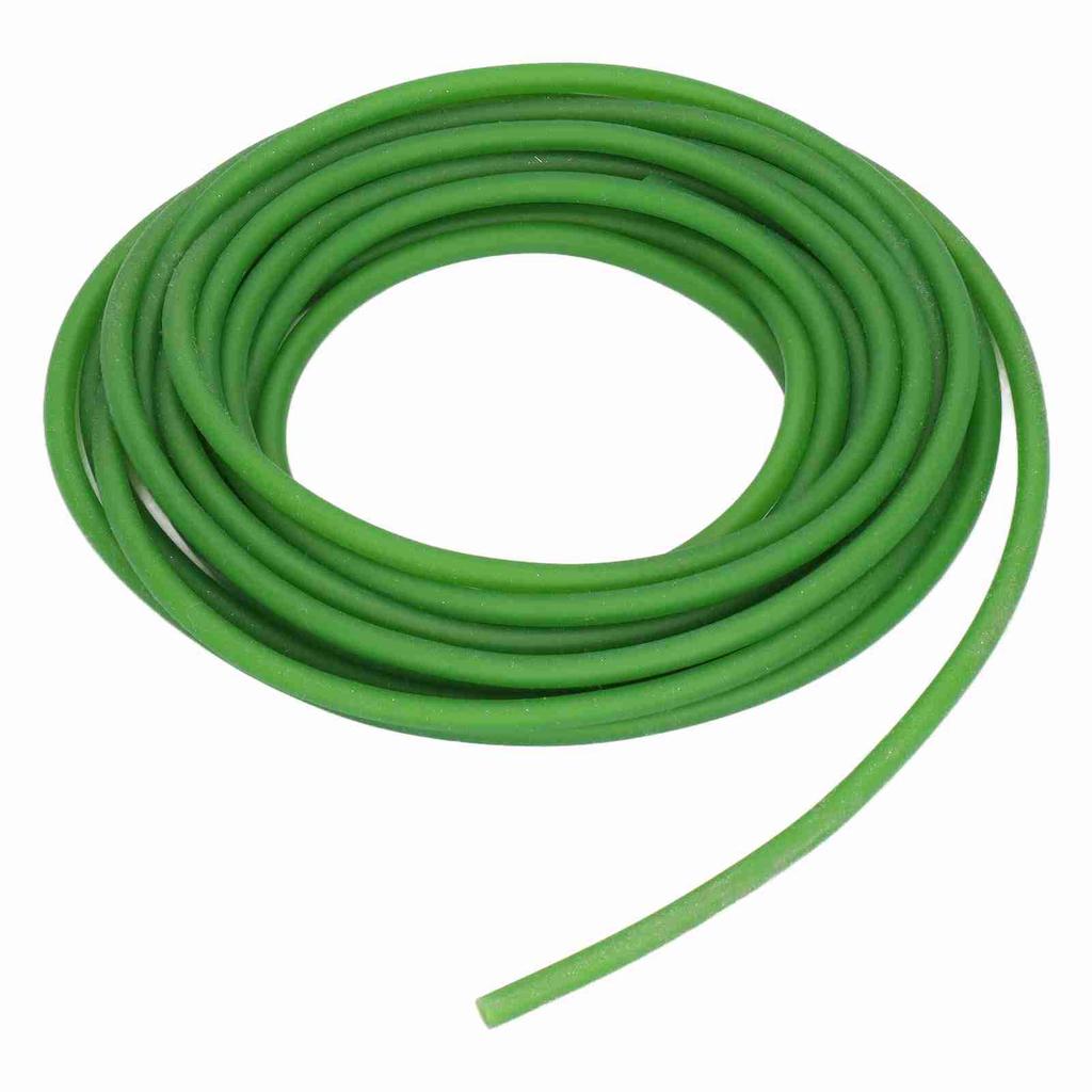 Replacement Band Fluorescent Green High Elasticity Latex Rubber Band Tube Accessories 5m 16.4ft