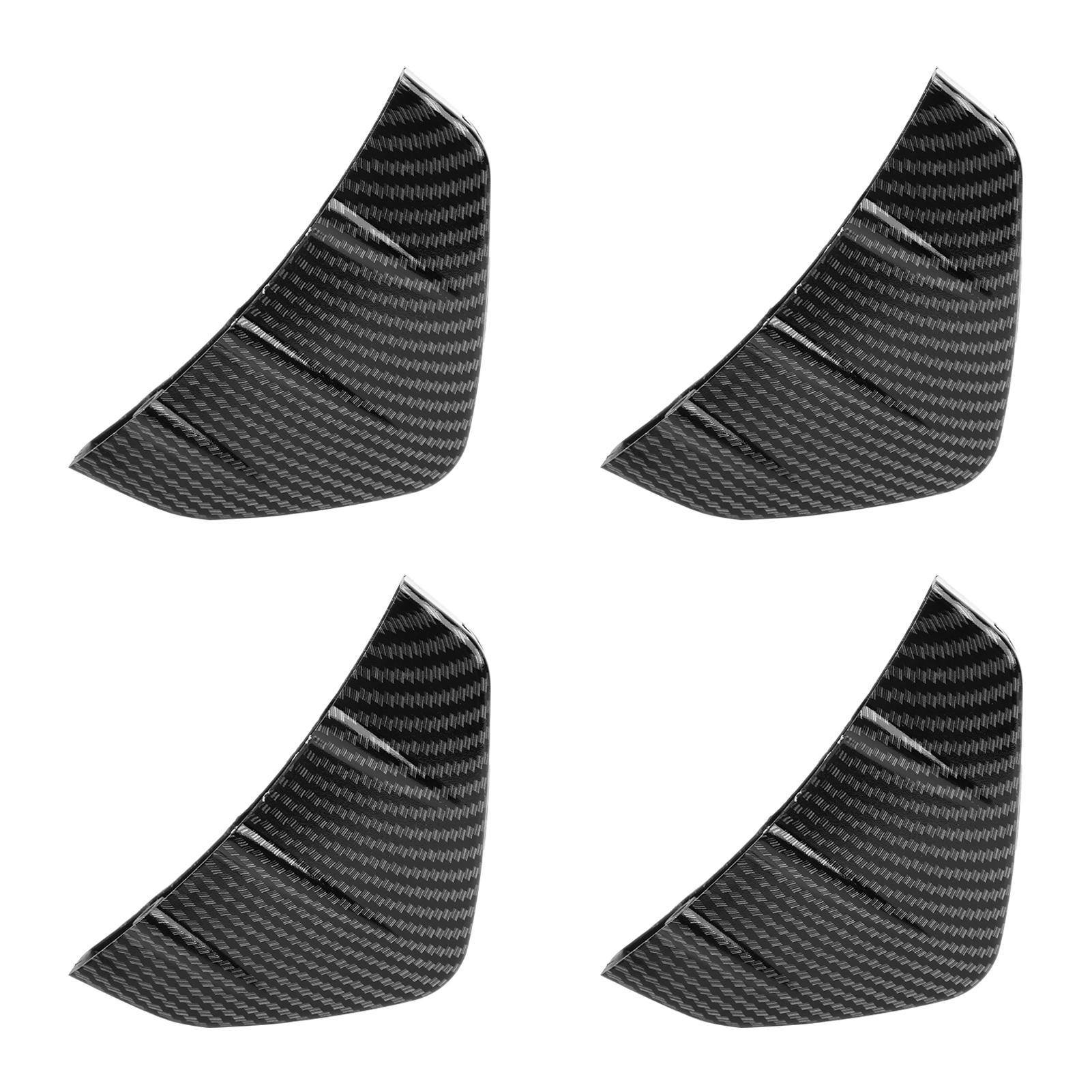 Rear Spoiler   Fin Tail Lower Bumper Lip Diffuser Splitter with Buckle