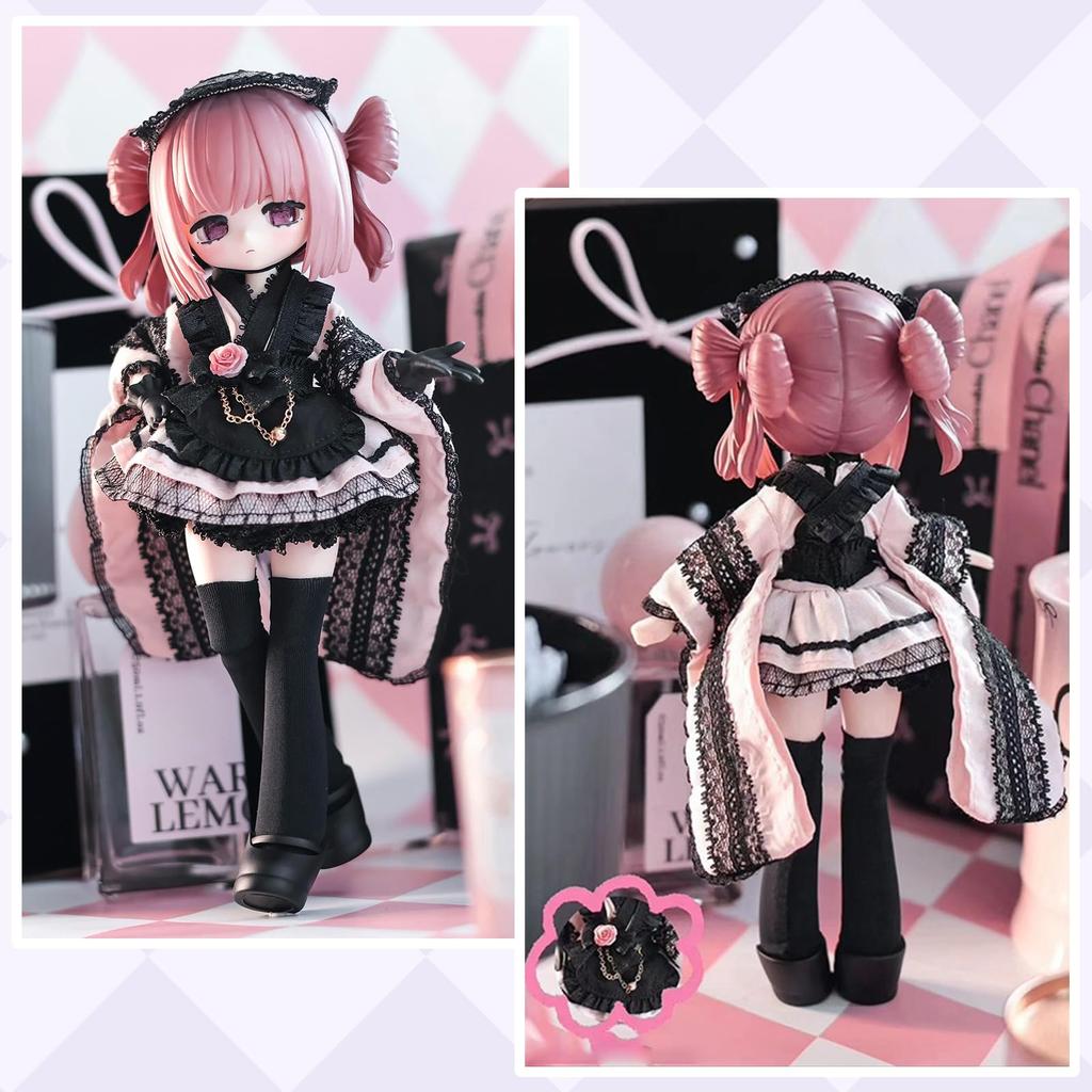Blind Doll Blind Box - Box of Poems - BJD Doll 1/8 Scale BJD Articulated Figure Anime Doll Girl's Gift Suitable for Ages 15 and Up Made of PVC & ABS w