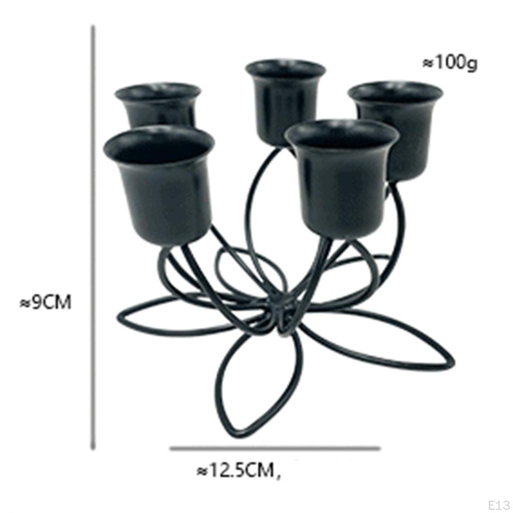 Holder Ornaments Candlestick for Wedding Tea Parties Dining
