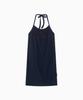 Minasu Slim Fit Halter Neck Terry Onepiece_Navy