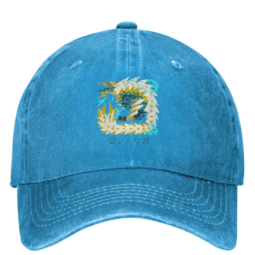 Monster Hunter World Iceborne Zinogre Kanji Icon Casual Baseball Cap Summer Trucker Hat Adjustable Outdoor Sports Hip Hop Hats