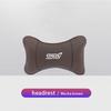1Pcs Leather Car Interior Seat Headrest Neck Pillow For Subaru STI Impreza Legacy WRX BRZ Forester XV Outback Crosstrek Levorg Z14