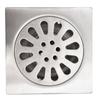 Shower Drain Square Shape Adjustable Tile Insertion Floor Drain Channel for Kitchen Bathroom
