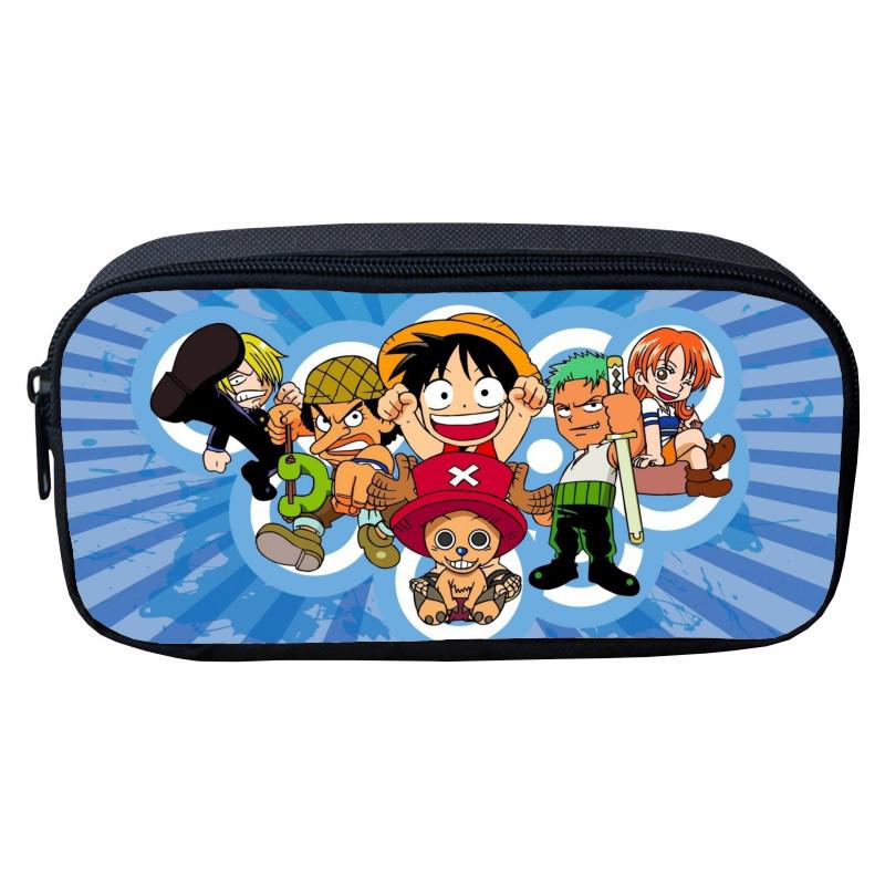 Children's Cartoon Pirate King Pencil Case - Stylish Storage for School Supplies