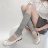 Women Spring Summer Sweet Ruffled Trim Calf Socks Leg Cover Japanese Style Frilly Slouch Socks Thin Middle Tube Stocking